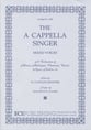 The A Cappella Singer SATB Choral Score cover